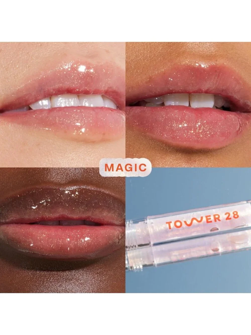 Hydrating Shimmery Lip Gloss Jelly - Non-Sticky High-Shine Balm for Sensitive